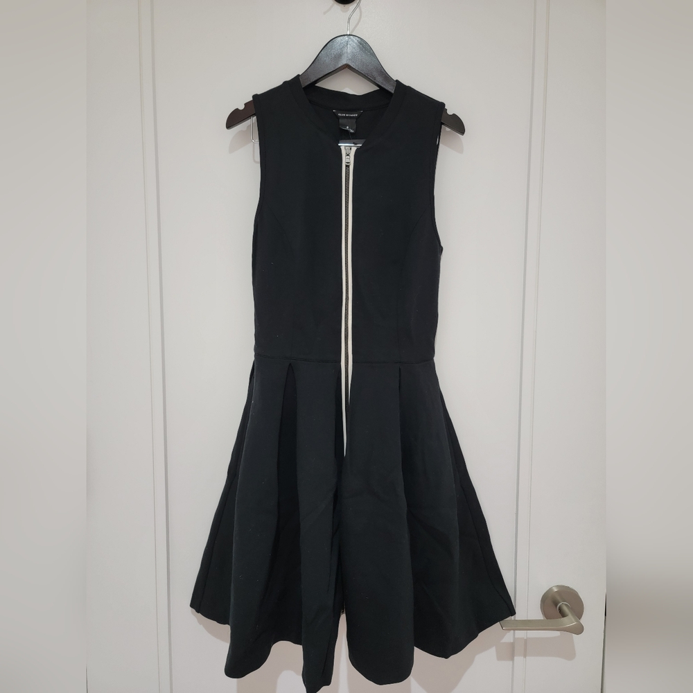 Club Monaco Sleeveless A-line Dress (Black, Size 0)